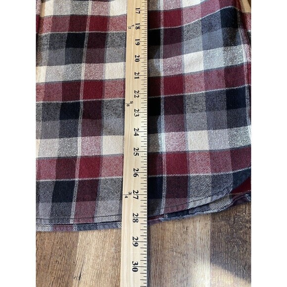 Jachs Mens Shirt Size XL Long Sleeve Plaid Outdoor Heavy Flannel Button Down - Picture 5 of 11